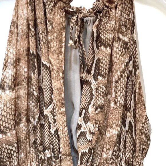 Zara Python Halter Dress - Picture 6 of 7